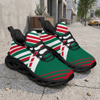 Custom Mexico 2026 World Cup Sneakers DIY Country Flag Running Shoes Lightweight Sport Shoes Gift for Football Fans Personalized Team Name and Logo FN003-F009147-6