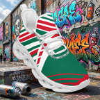 Custom Mexico 2026 World Cup Sneakers DIY Country Flag Running Shoes Lightweight Sport Shoes Gift for Football Fans Personalized Team Name and Logo FN003-F009147-6