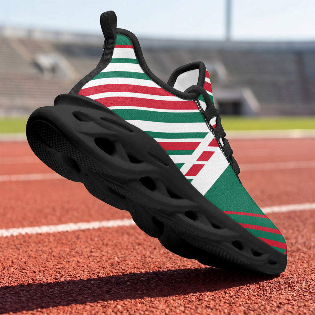 Custom Mexico 2026 World Cup Sneakers DIY Country Flag Running Shoes Lightweight Sport Shoes Gift for Football Fans Personalized Team Name and Logo FN003-F009147-6