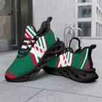 Custom Mexico 2026 World Cup Sneakers DIY Country Flag Running Shoes Lightweight Sport Shoes Gift for Football Fans Personalized Team Name and Logo FN003-F009147-6