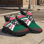 Custom Mexico 2026 World Cup Sneakers DIY Country Flag Running Shoes Lightweight Sport Shoes Gift for Football Fans Personalized Team Name and Logo FN003-F009147-6