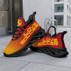 Custom Spain 2026 World Cup Sneakers DIY Country Flag Running Shoes Lightweight Sport Shoes Gift for Football Fans Personalized Team Name and Logo FN003-F009148-10