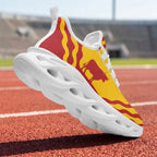 Custom Spain 2026 World Cup Sneakers DIY Country Flag Running Shoes Lightweight Sport Shoes Gift for Football Fans Personalized Team Name and Logo FN003-F009148-1
