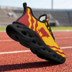 Custom Spain 2026 World Cup Sneakers DIY Country Flag Running Shoes Lightweight Sport Shoes Gift for Football Fans Personalized Team Name and Logo FN003-F009148-1