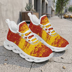 Custom Spain 2026 World Cup Sneakers DIY Country Flag Running Shoes Lightweight Sport Shoes Gift for Football Fans Personalized Team Name and Logo FN003-F009148-2