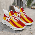 Custom Spain 2026 World Cup Sneakers DIY Country Flag Running Shoes Lightweight Sport Shoes Gift for Football Fans Personalized Team Name and Logo FN003-F009148-3