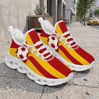 Custom Spain 2026 World Cup Sneakers DIY Country Flag Running Shoes Lightweight Sport Shoes Gift for Football Fans Personalized Team Name and Logo FN003-F009148-3