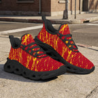 Custom Spain 2026 World Cup Sneakers DIY Country Flag Running Shoes Lightweight Sport Shoes Gift for Football Fans Personalized Team Name and Logo FN003-F009148-5