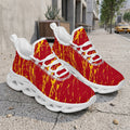 Custom Spain 2026 World Cup Sneakers DIY Country Flag Running Shoes Lightweight Sport Shoes Gift for Football Fans Personalized Team Name and Logo FN003-F009148-5