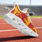 Custom Spain 2026 World Cup Sneakers DIY Country Flag Running Shoes Lightweight Sport Shoes Gift for Football Fans Personalized Team Name and Logo FN003-F009148-6