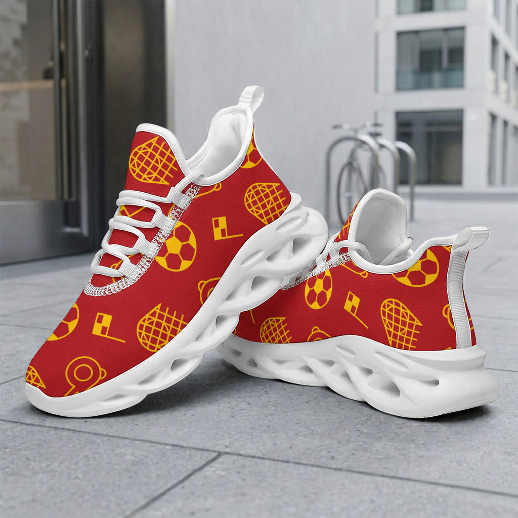 Custom Spain 2026 World Cup Sneakers DIY Country Flag Running Shoes Lightweight Sport Shoes Gift for Football Fans Personalized Team Name and Logo FN003-F009148-7