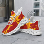 Custom Spain 2026 World Cup Sneakers DIY Country Flag Running Shoes Lightweight Sport Shoes Gift for Football Fans Personalized Team Name and Logo FN003-F009148-8