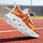 Custom Spain 2026 World Cup Sneakers DIY Country Flag Running Shoes Lightweight Sport Shoes Gift for Football Fans Personalized Team Name and Logo FN003-F009148-9