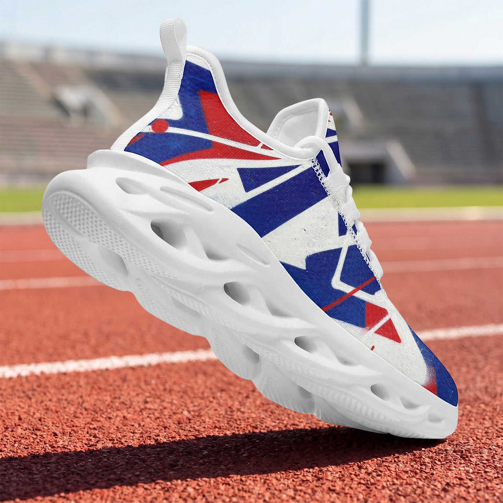 Custom France 2026 World Cup Sneakers DIY Country Flag Running Shoes Lightweight Sport Shoes Gift for Football Fans Personalized Team Name and Logo FN003-F009150-10