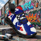 Custom France 2026 World Cup Sneakers DIY Country Flag Running Shoes Lightweight Sport Shoes Gift for Football Fans Personalized Team Name and Logo FN003-F009150-10