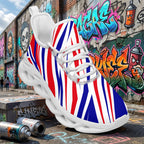 Custom France 2026 World Cup Sneakers DIY Country Flag Running Shoes Lightweight Sport Shoes Gift for Football Fans Personalized Team Name and Logo FN003-F009150-1
