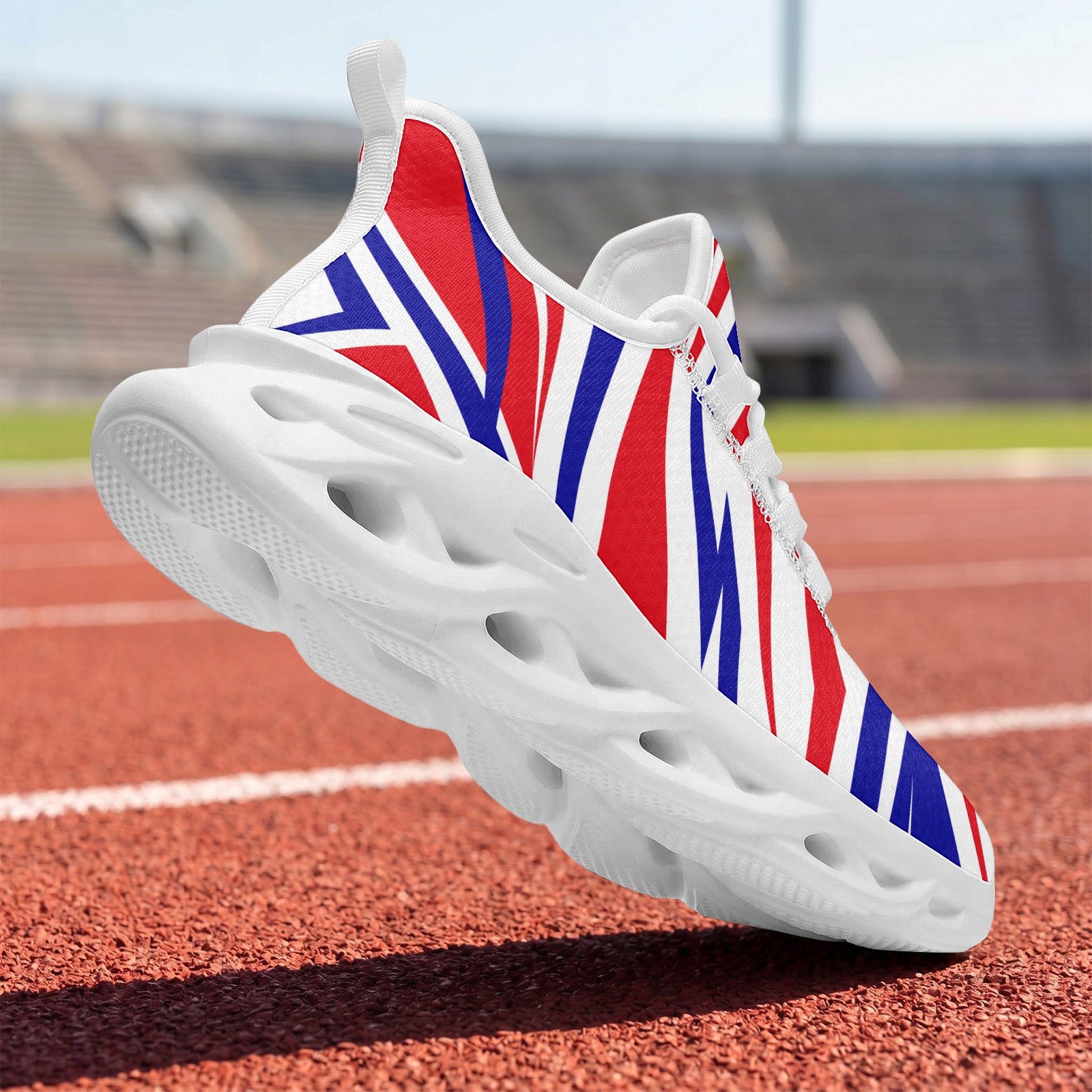 Custom France 2026 World Cup Sneakers DIY Country Flag Running Shoes Lightweight Sport Shoes Gift for Football Fans Personalized Team Name and Logo FN003-F009150-1