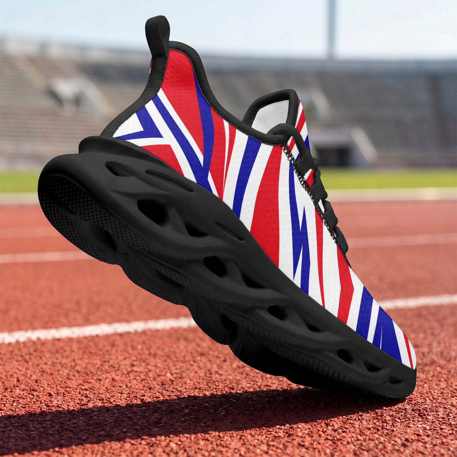 Custom France 2026 World Cup Sneakers DIY Country Flag Running Shoes Lightweight Sport Shoes Gift for Football Fans Personalized Team Name and Logo FN003-F009150-1