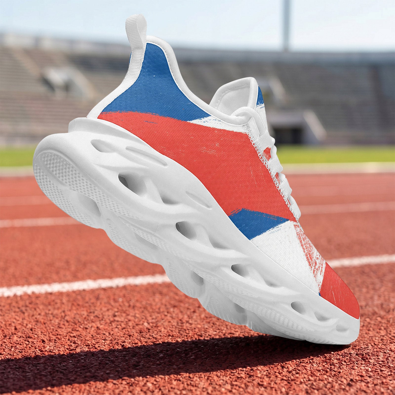 Custom France 2026 World Cup Sneakers DIY Country Flag Running Shoes Lightweight Sport Shoes Gift for Football Fans Personalized Team Name and Logo FN003-F009150-2