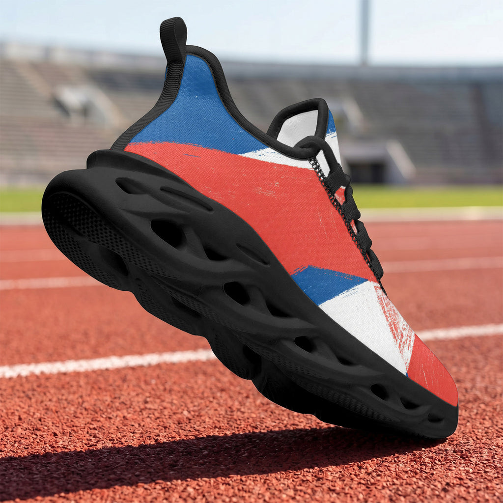 Custom France 2026 World Cup Sneakers DIY Country Flag Running Shoes Lightweight Sport Shoes Gift for Football Fans Personalized Team Name and Logo FN003-F009150-2
