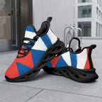 Custom France 2026 World Cup Sneakers DIY Country Flag Running Shoes Lightweight Sport Shoes Gift for Football Fans Personalized Team Name and Logo FN003-F009150-2
