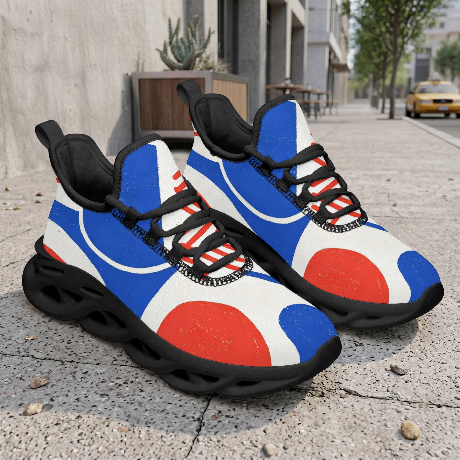Custom France 2026 World Cup Sneakers DIY Country Flag Running Shoes Lightweight Sport Shoes Gift for Football Fans Personalized Team Name and Logo FN003-F009150-3