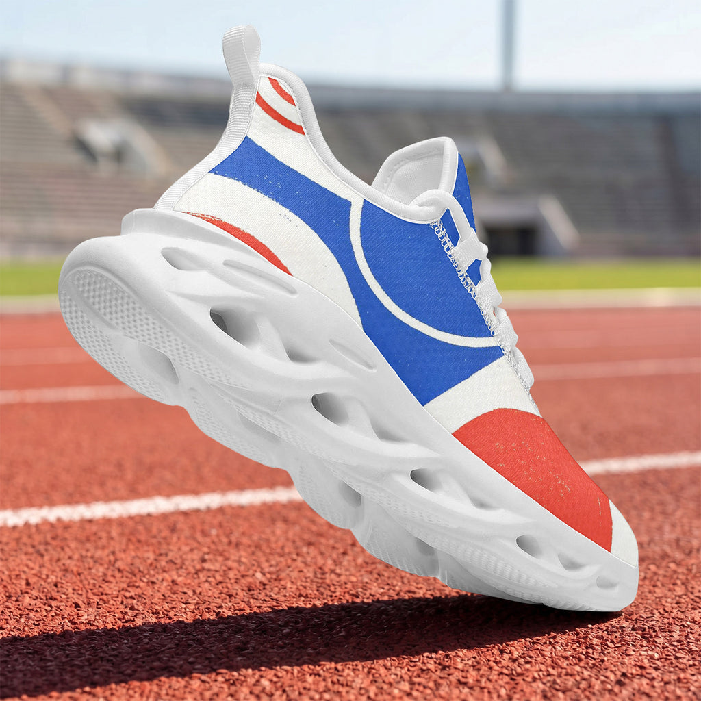 Custom France 2026 World Cup Sneakers DIY Country Flag Running Shoes Lightweight Sport Shoes Gift for Football Fans Personalized Team Name and Logo FN003-F009150-3