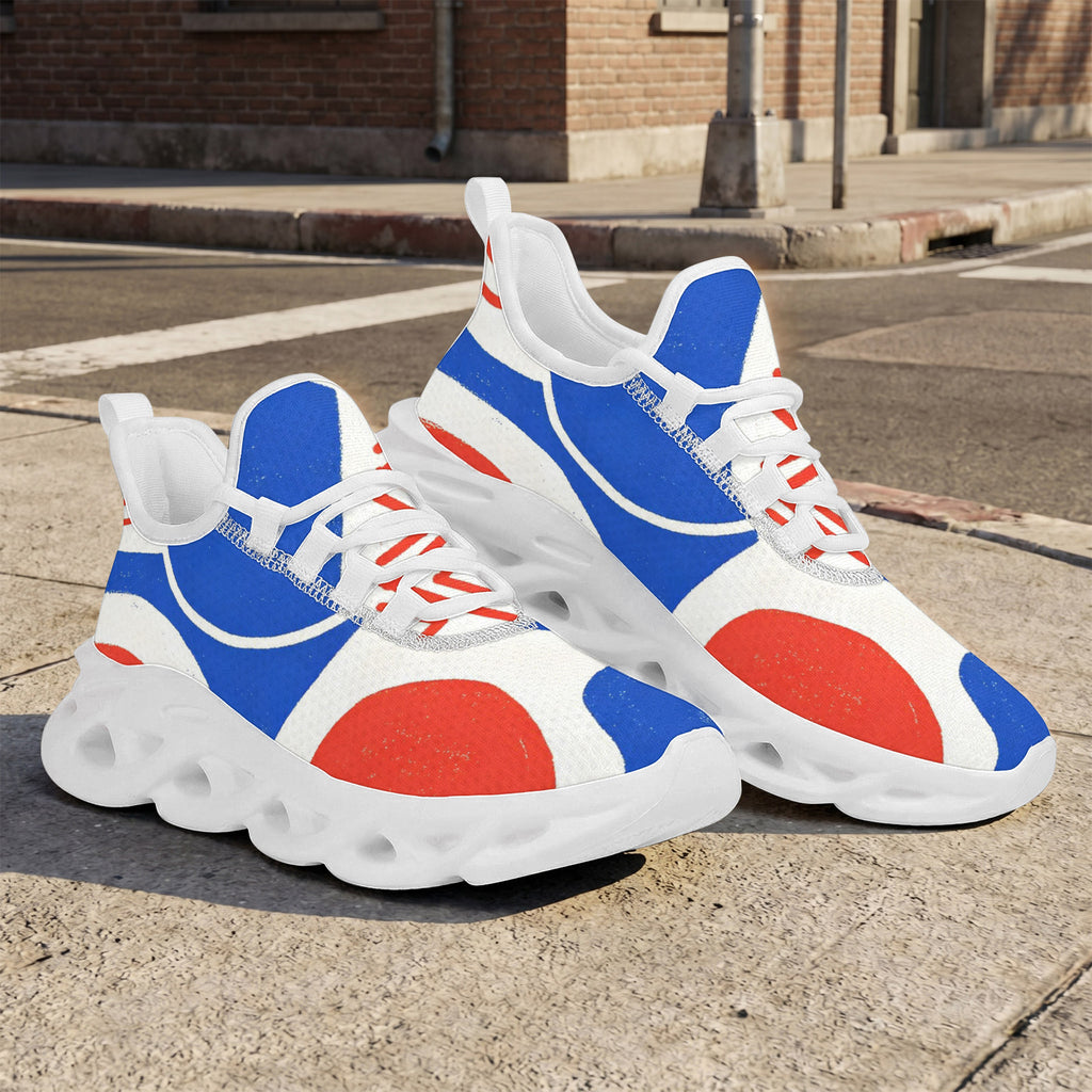 Custom France 2026 World Cup Sneakers DIY Country Flag Running Shoes Lightweight Sport Shoes Gift for Football Fans Personalized Team Name and Logo FN003-F009150-3