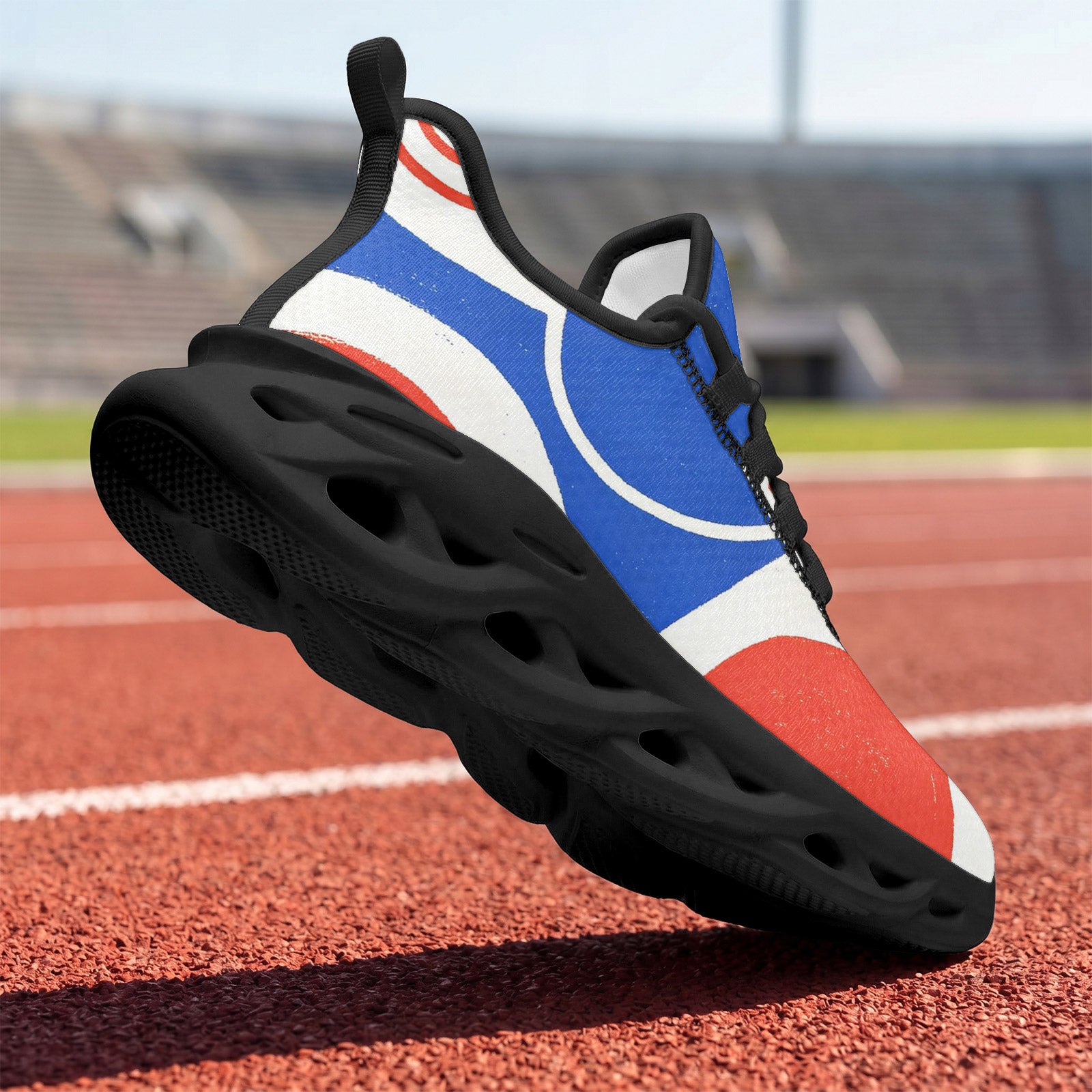 Custom France 2026 World Cup Sneakers DIY Country Flag Running Shoes Lightweight Sport Shoes Gift for Football Fans Personalized Team Name and Logo FN003-F009150-3