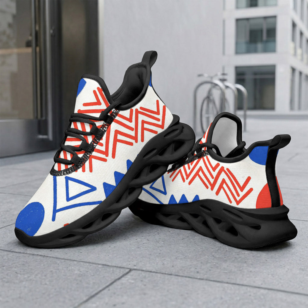 Custom France 2026 World Cup Sneakers DIY Country Flag Running Shoes Lightweight Sport Shoes Gift for Football Fans Personalized Team Name and Logo FN003-F009150-3