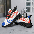 Custom France 2026 World Cup Sneakers DIY Country Flag Running Shoes Lightweight Sport Shoes Gift for Football Fans Personalized Team Name and Logo FN003-F009150-3