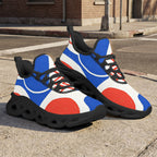 Custom France 2026 World Cup Sneakers DIY Country Flag Running Shoes Lightweight Sport Shoes Gift for Football Fans Personalized Team Name and Logo FN003-F009150-3