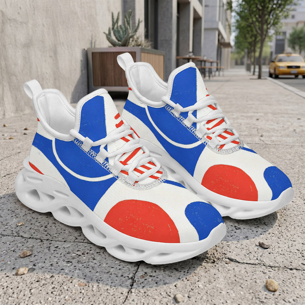 Custom France 2026 World Cup Sneakers DIY Country Flag Running Shoes Lightweight Sport Shoes Gift for Football Fans Personalized Team Name and Logo FN003-F009150-3