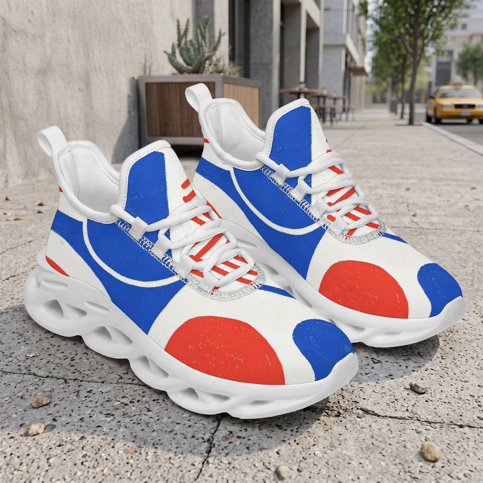 Custom France 2026 World Cup Sneakers DIY Country Flag Running Shoes Lightweight Sport Shoes Gift for Football Fans Personalized Team Name and Logo FN003-F009150-3