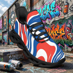 Custom France 2026 World Cup Sneakers DIY Country Flag Running Shoes Lightweight Sport Shoes Gift for Football Fans Personalized Team Name and Logo FN003-F009150-4