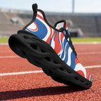 Custom France 2026 World Cup Sneakers DIY Country Flag Running Shoes Lightweight Sport Shoes Gift for Football Fans Personalized Team Name and Logo FN003-F009150-4