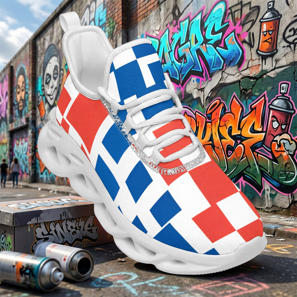 Custom France 2026 World Cup Sneakers DIY Country Flag Running Shoes Lightweight Sport Shoes Gift for Football Fans Personalized Team Name and Logo FN003-F009150-5