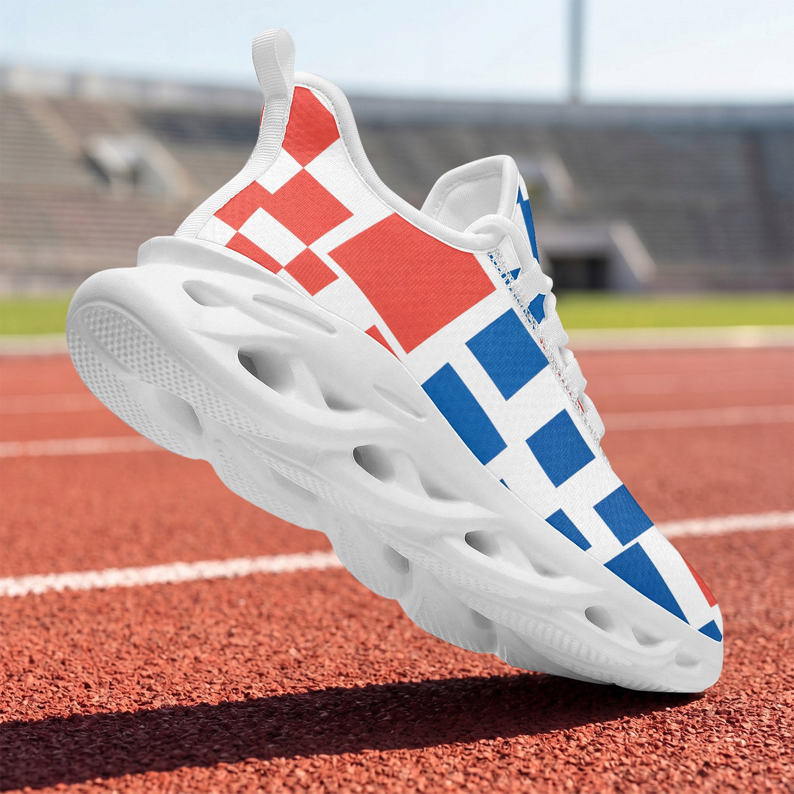 Custom France 2026 World Cup Sneakers DIY Country Flag Running Shoes Lightweight Sport Shoes Gift for Football Fans Personalized Team Name and Logo FN003-F009150-5