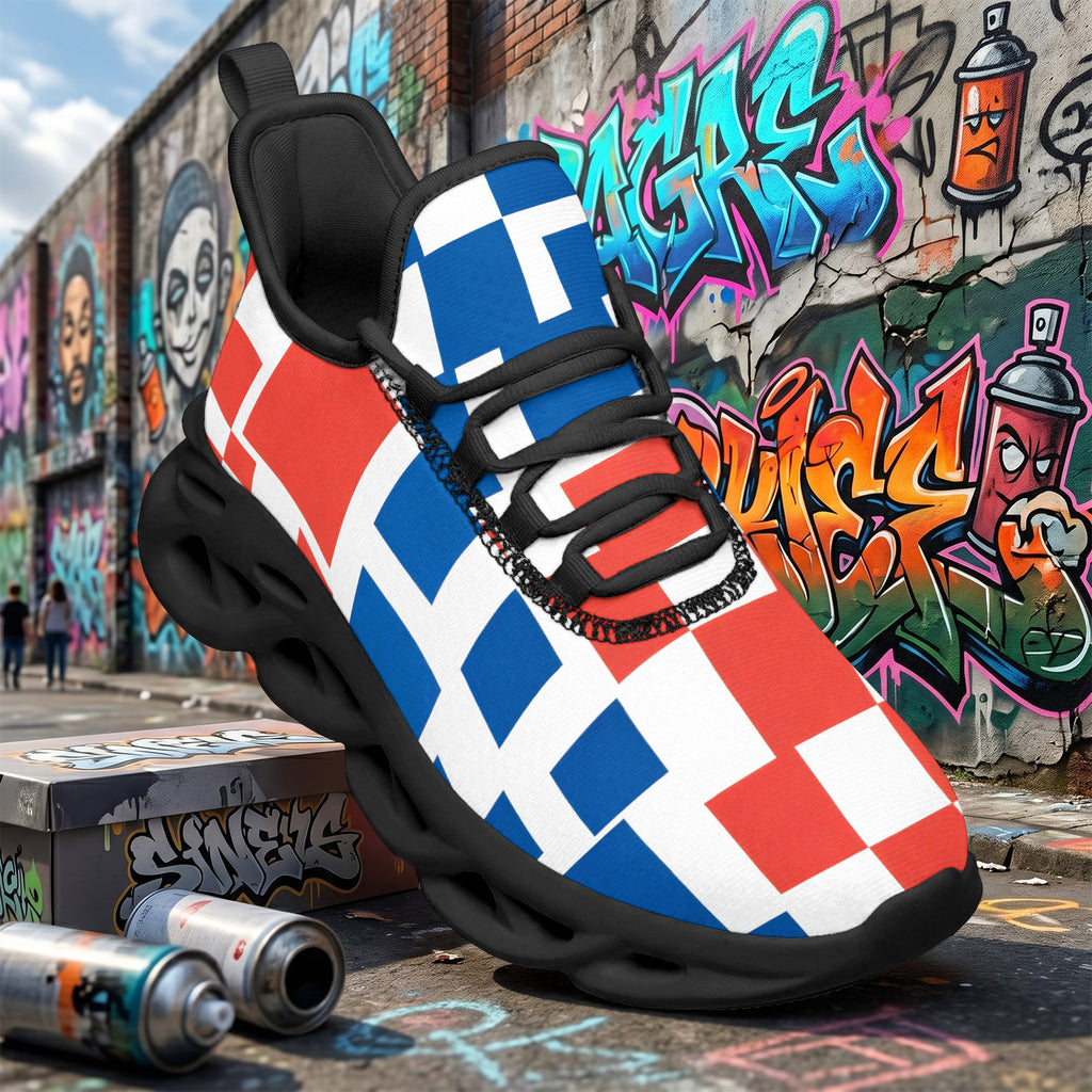 Custom France 2026 World Cup Sneakers DIY Country Flag Running Shoes Lightweight Sport Shoes Gift for Football Fans Personalized Team Name and Logo FN003-F009150-5
