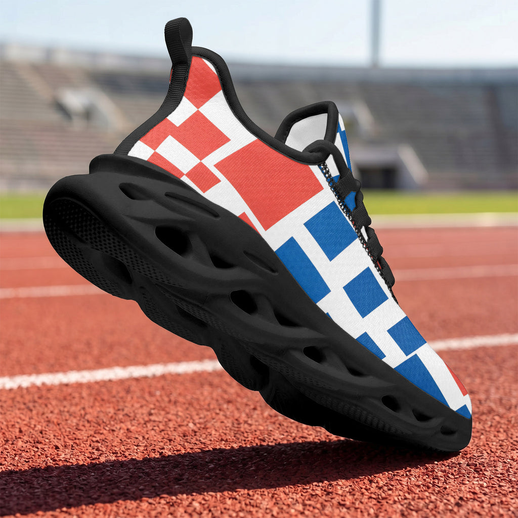 Custom France 2026 World Cup Sneakers DIY Country Flag Running Shoes Lightweight Sport Shoes Gift for Football Fans Personalized Team Name and Logo FN003-F009150-5