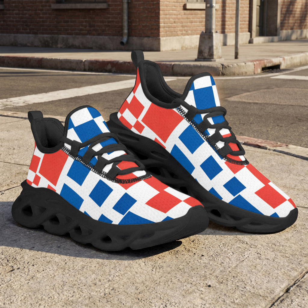 Custom France 2026 World Cup Sneakers DIY Country Flag Running Shoes Lightweight Sport Shoes Gift for Football Fans Personalized Team Name and Logo FN003-F009150-5