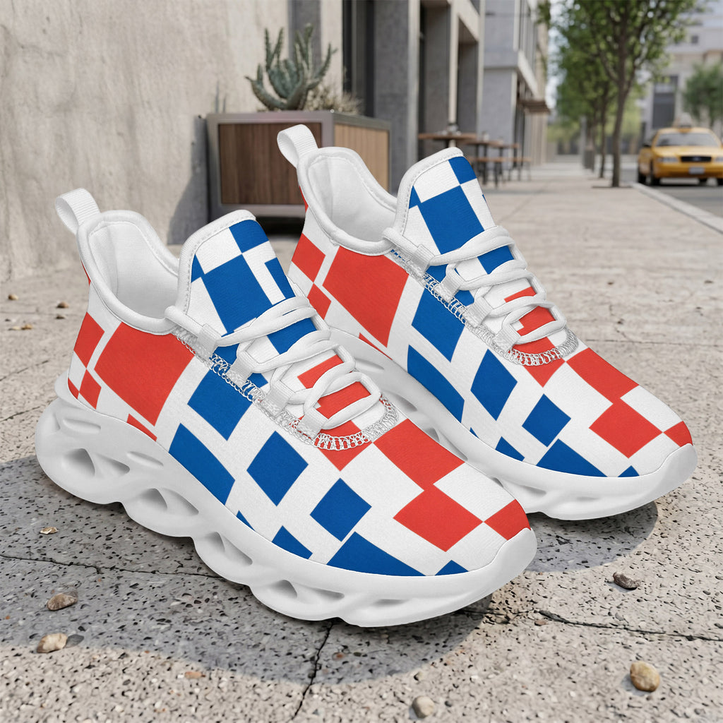 Custom France 2026 World Cup Sneakers DIY Country Flag Running Shoes Lightweight Sport Shoes Gift for Football Fans Personalized Team Name and Logo FN003-F009150-5