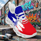 Custom France 2026 World Cup Sneakers DIY Country Flag Running Shoes Lightweight Sport Shoes Gift for Football Fans Personalized Team Name and Logo FN003-F009150-6