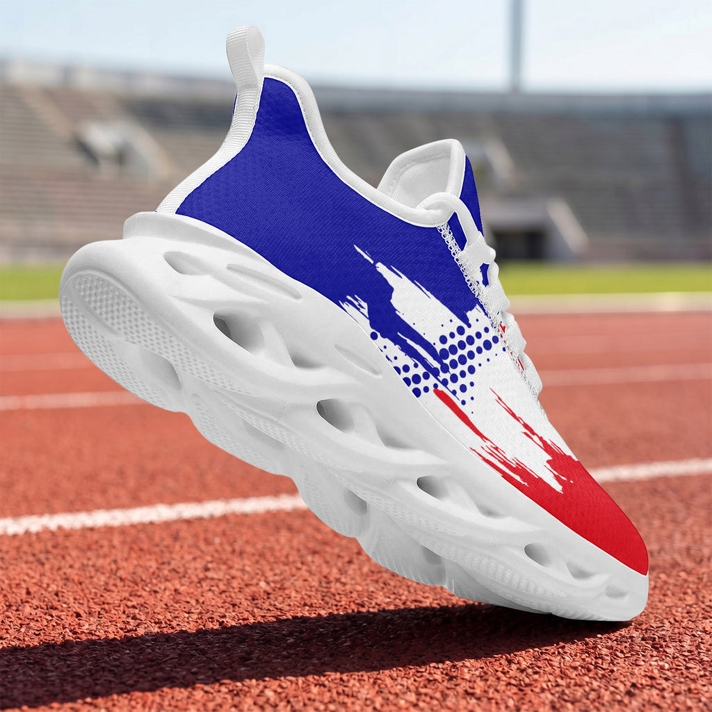 Custom France 2026 World Cup Sneakers DIY Country Flag Running Shoes Lightweight Sport Shoes Gift for Football Fans Personalized Team Name and Logo FN003-F009150-6