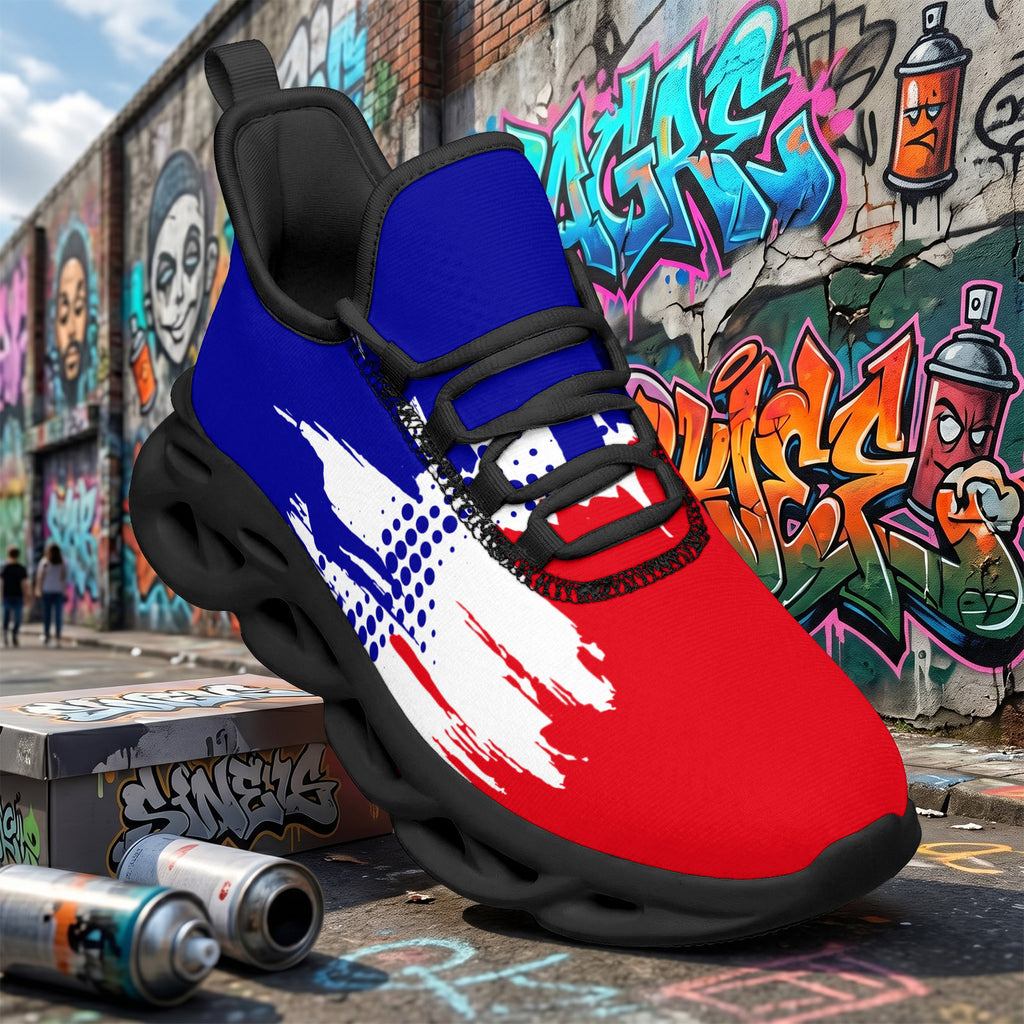 Custom France 2026 World Cup Sneakers DIY Country Flag Running Shoes Lightweight Sport Shoes Gift for Football Fans Personalized Team Name and Logo FN003-F009150-6
