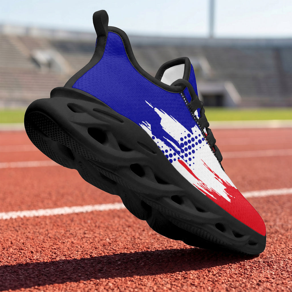 Custom France 2026 World Cup Sneakers DIY Country Flag Running Shoes Lightweight Sport Shoes Gift for Football Fans Personalized Team Name and Logo FN003-F009150-6