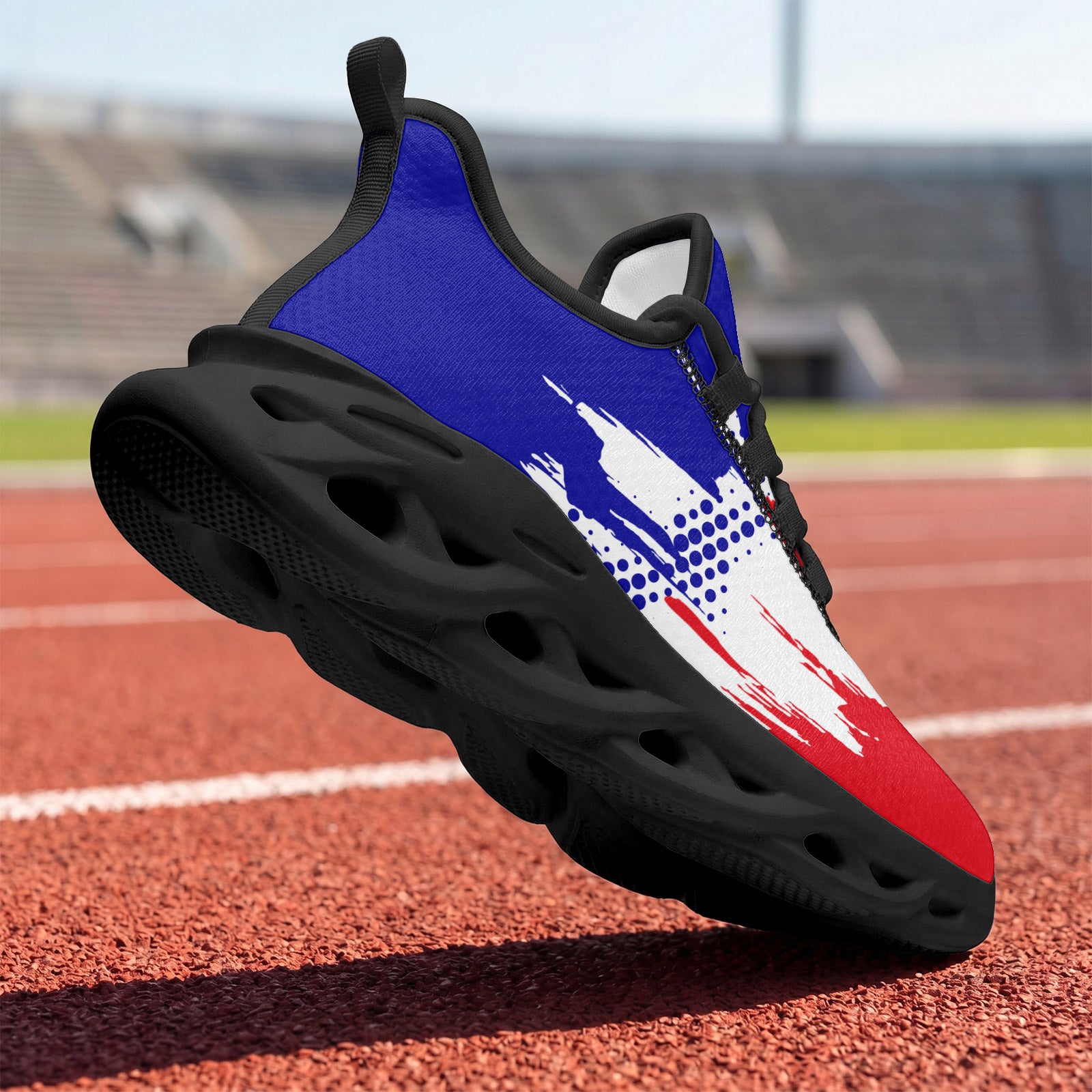Custom France 2026 World Cup Sneakers DIY Country Flag Running Shoes Lightweight Sport Shoes Gift for Football Fans Personalized Team Name and Logo FN003-F009150-6