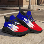 Custom France 2026 World Cup Sneakers DIY Country Flag Running Shoes Lightweight Sport Shoes Gift for Football Fans Personalized Team Name and Logo FN003-F009150-6