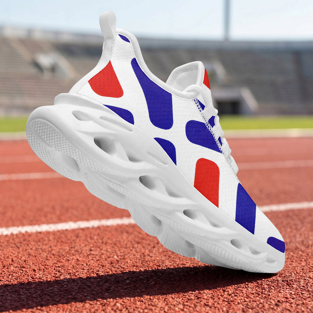 Custom France 2026 World Cup Sneakers DIY Country Flag Running Shoes Lightweight Sport Shoes Gift for Football Fans Personalized Team Name and Logo FN003-F009150-7