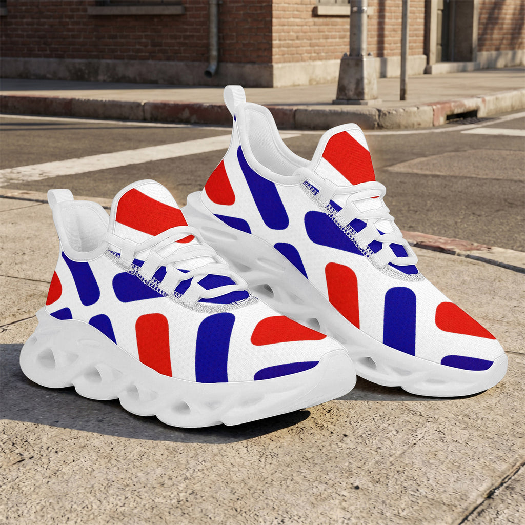 Custom France 2026 World Cup Sneakers DIY Country Flag Running Shoes Lightweight Sport Shoes Gift for Football Fans Personalized Team Name and Logo FN003-F009150-7